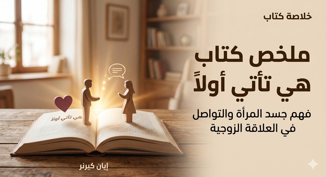 ملخص كتاب هي تأتي أولاً لإيان كيرنر: فهم جسد المرأة والعلاقة الحميمة بوعي واحترام
