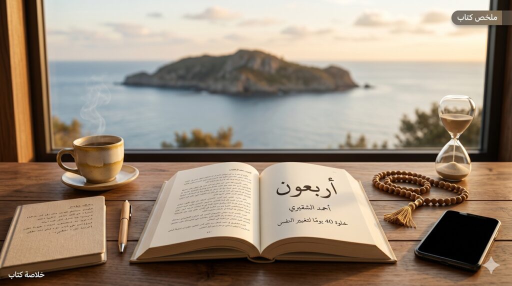 ملخص كتاب أربعون لأحمد الشقيري: خلوة 40 يومًا لتغيير النفس