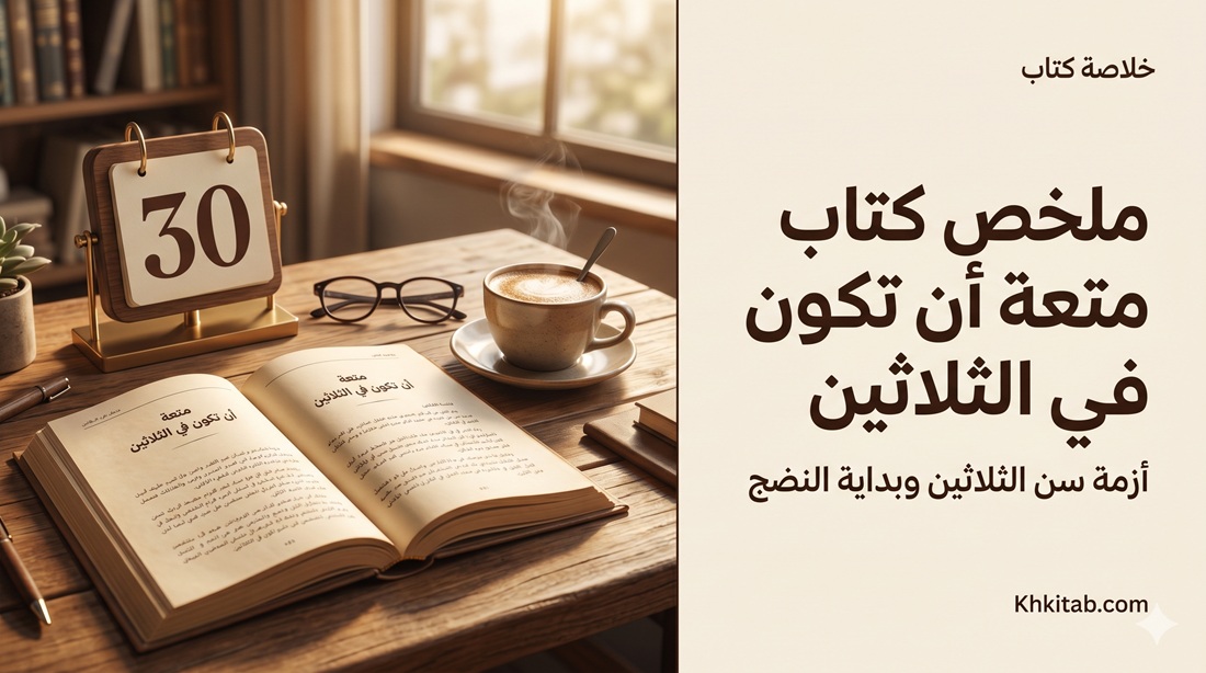 ملخص كتاب متعة أن تكون في الثلاثين | كيف تواجه أزمة سن الثلاثين وتبدأ من جديد؟
