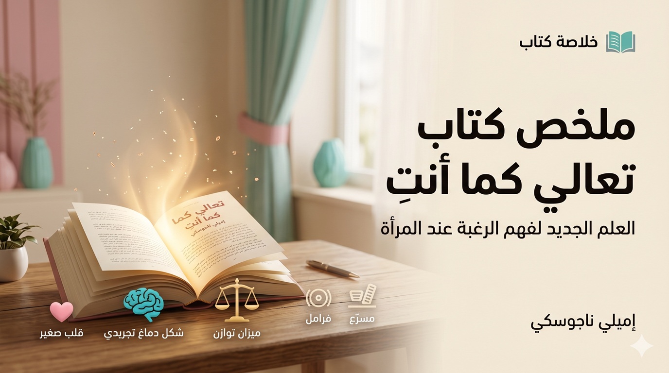 ملخص كتاب تعالي كما أنتِ Come As You Are: العلم الجديد لفهم الرغبة الجنسية عند المرأة